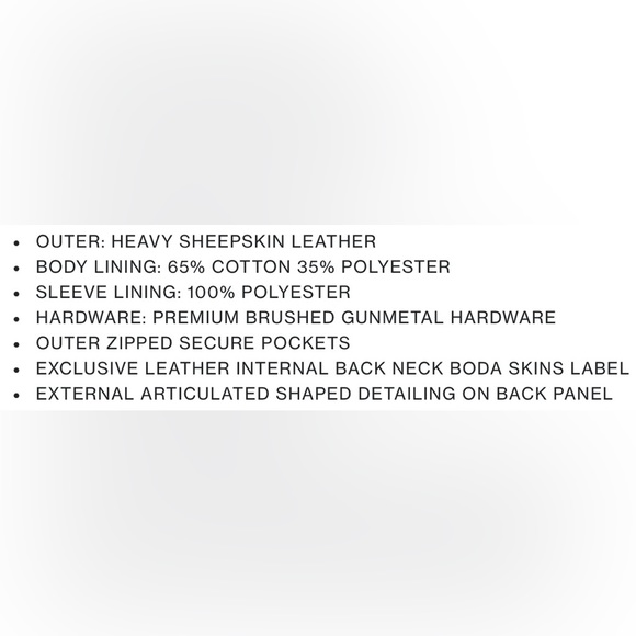 Boda Skins Kay Michael’s Biker Protection Jacket - Picture 14 of 14